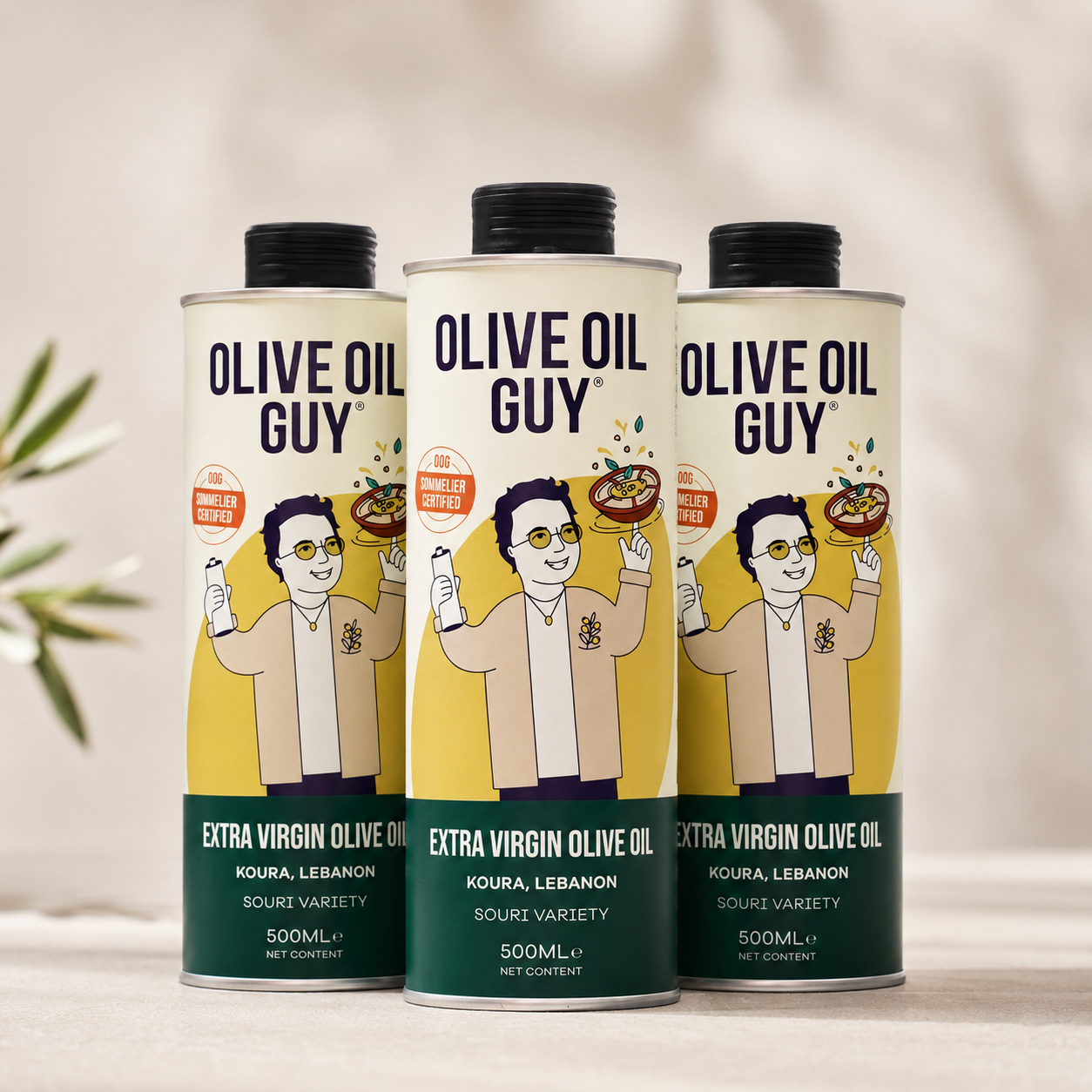 Lebanese Extra Virgin Olive Oil – 500ml x 3