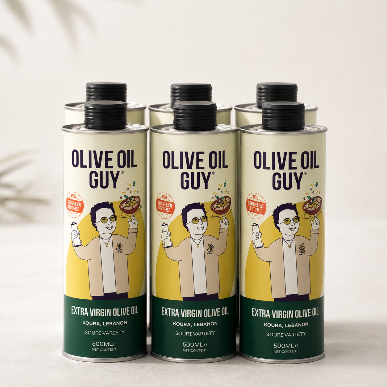 Lebanese Extra Virgin Olive Oil – 500ml x 6