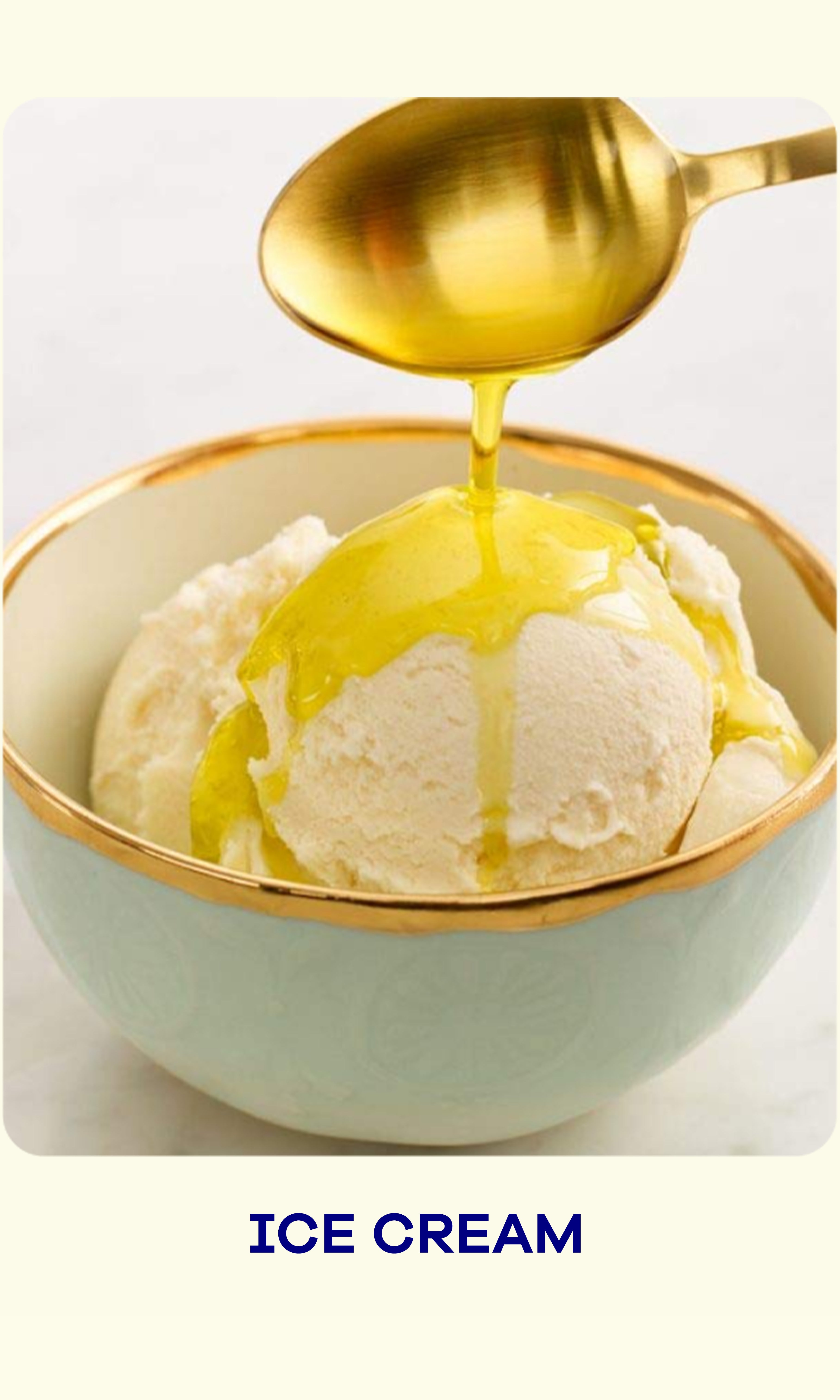 olive oil guy with ice cream