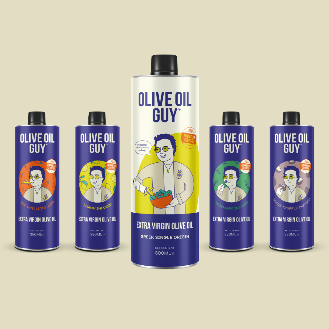 The Ultimate Olive Oil Kitchen Bundle (500ml Original EVOO + 4 Signature Infused Oils)
