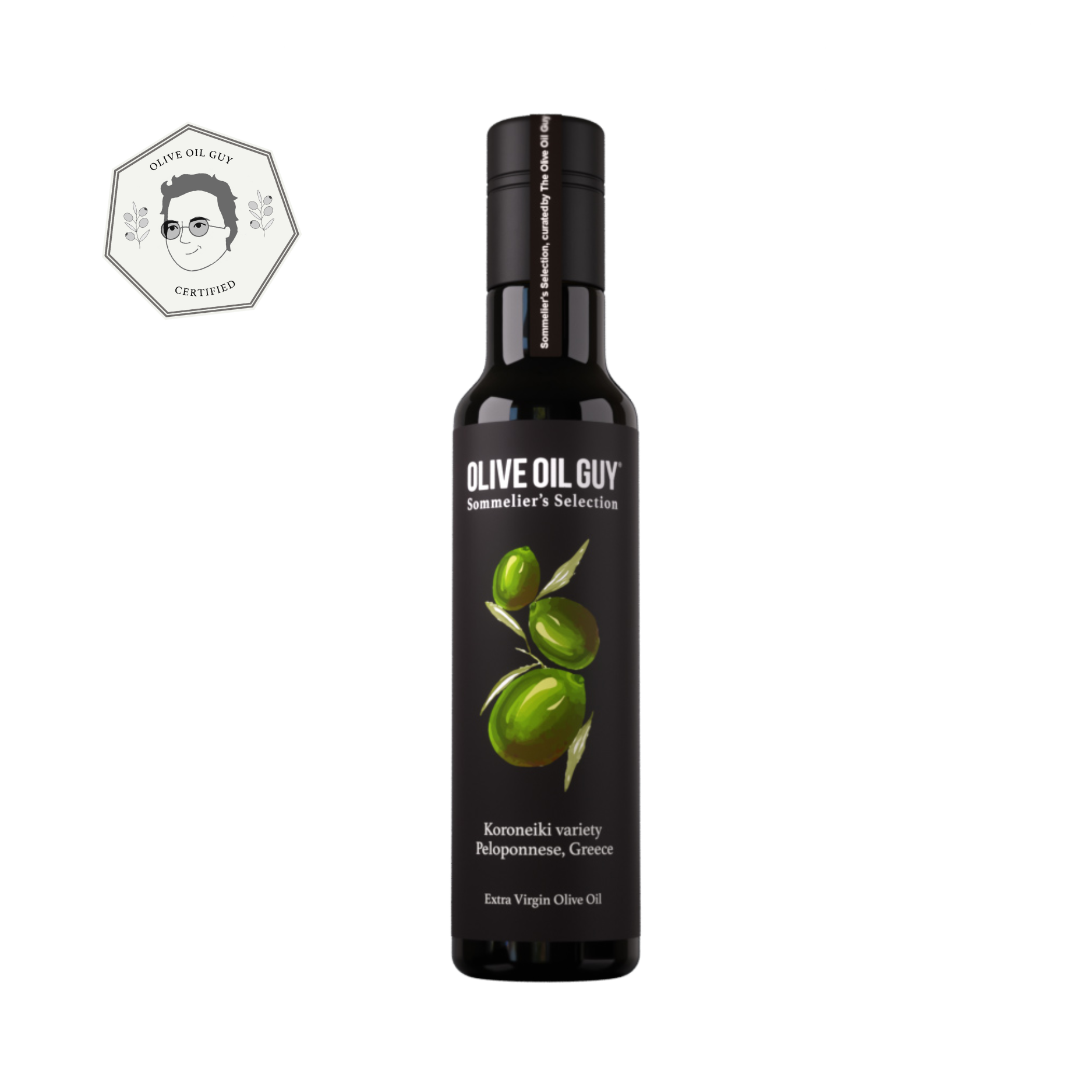 Olive Oil Guy Sommelier’s Selection Greek Koroneiki Extra Virgin Olive Oil , Mazen Assaf Sommelier Certified