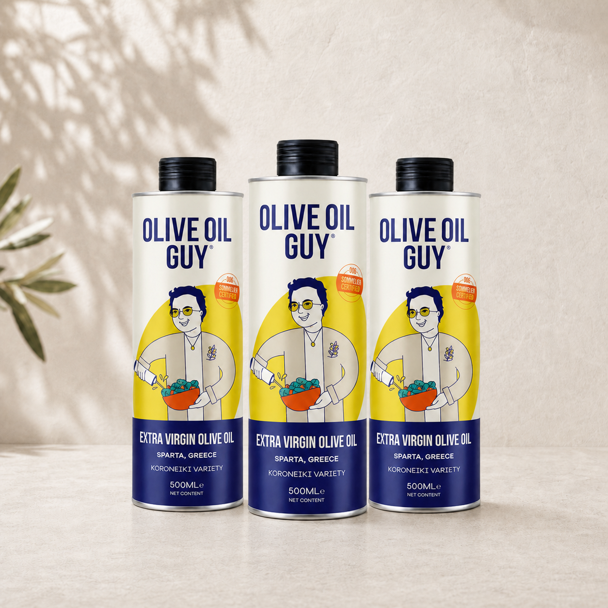 Greek Extra Virgin Olive Oil – 500ml x 3