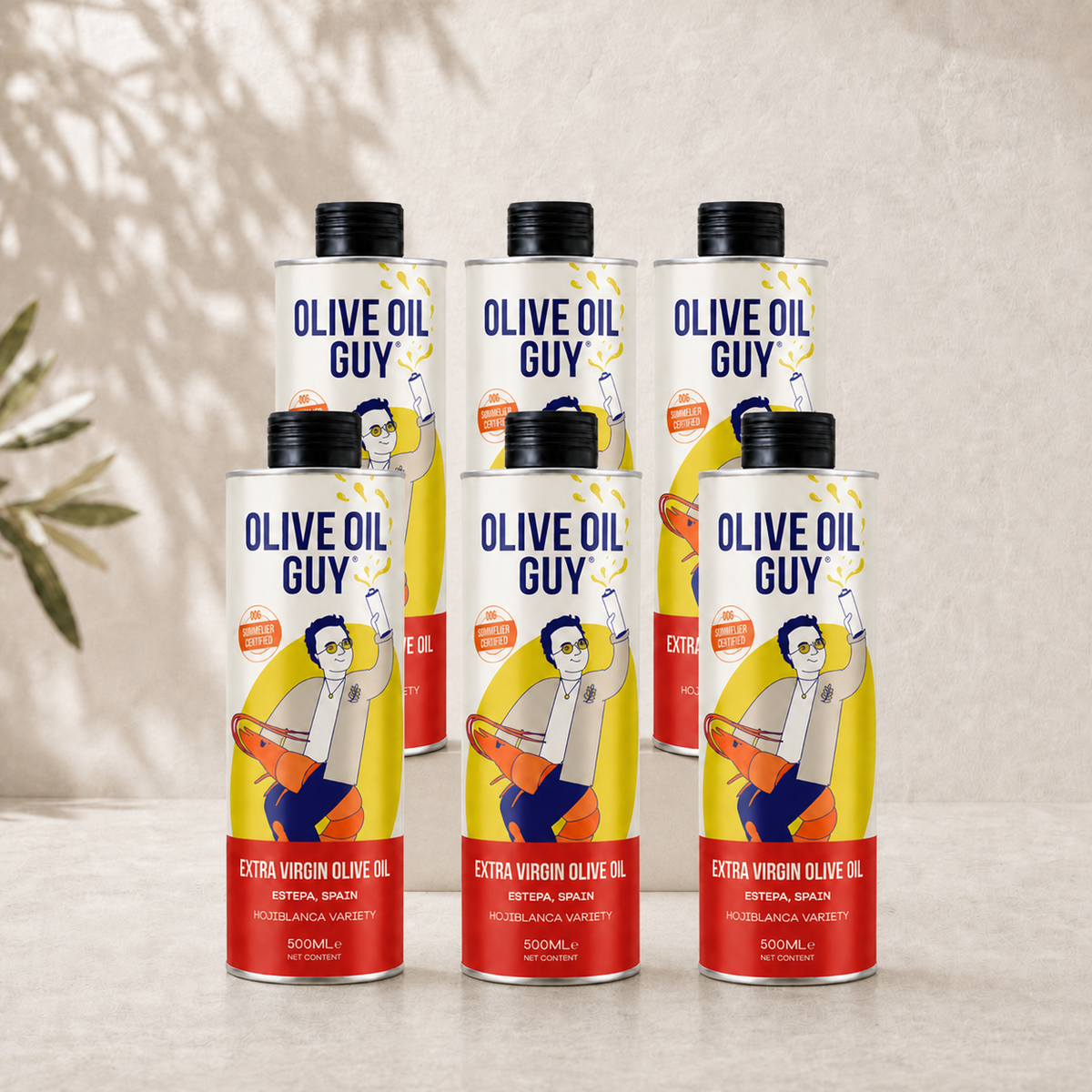 Spanish Extra Virgin Olive Oil – 500ml x 6