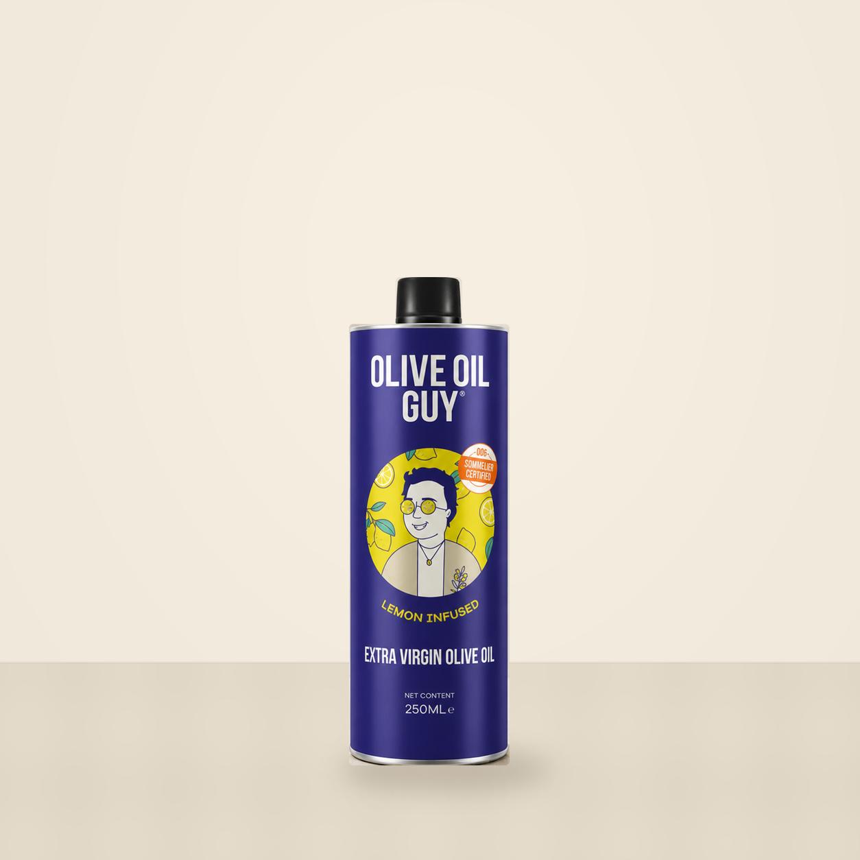 Lemon Infused Extra Virgin Olive Oil – 250ml x 1