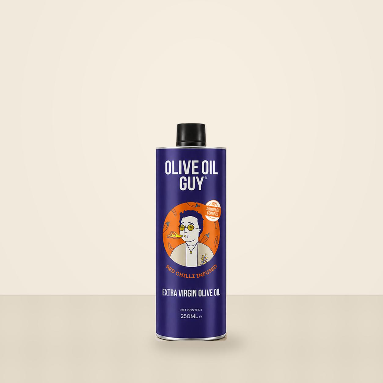 Red Chilli Infused Extra Virgin Olive Oil – 250ml x 1