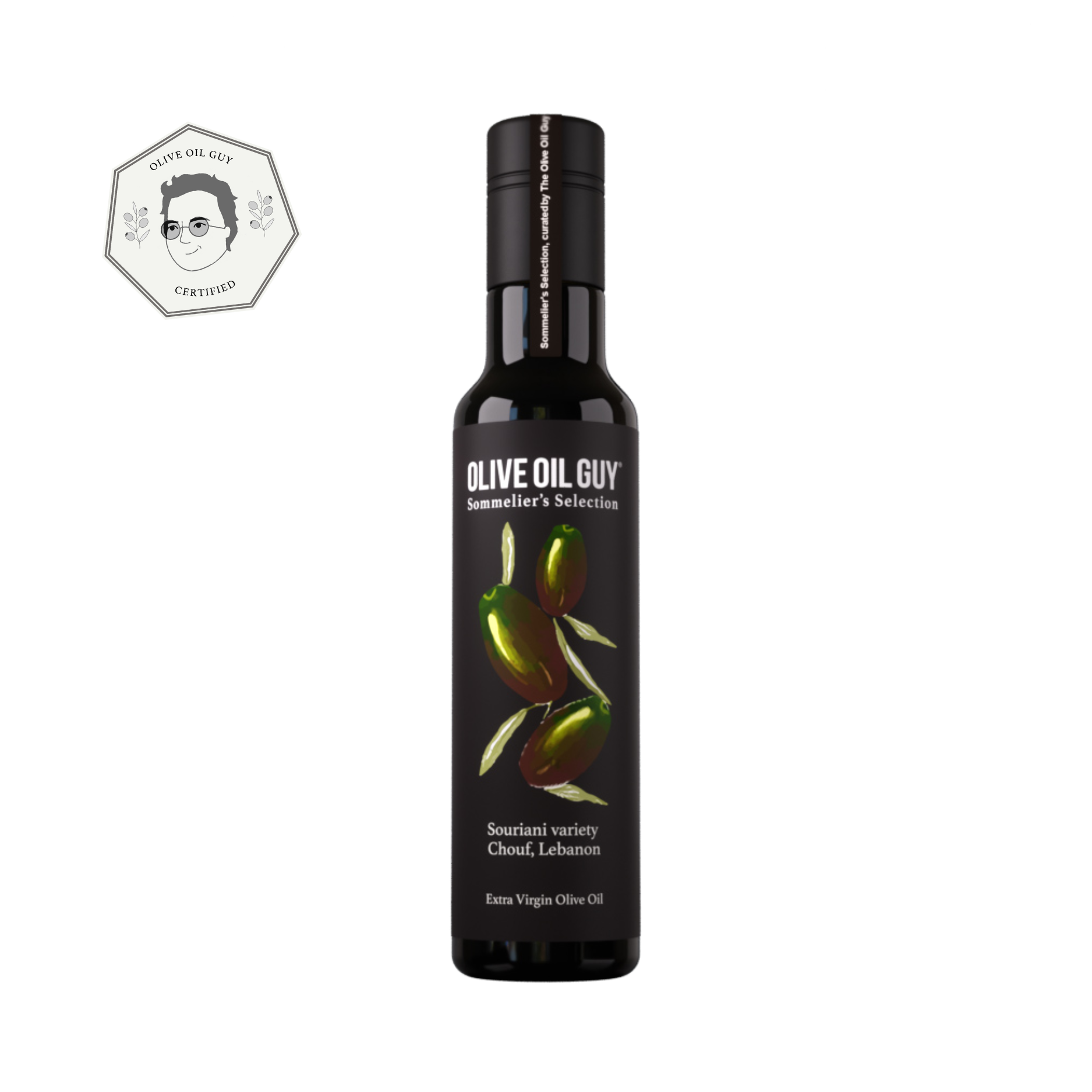Olive Oil Guy Sommelier’s Selection Lebanese Souriana Extra Virgin Olive Oil , Mazen Assaf Sommelier Certified