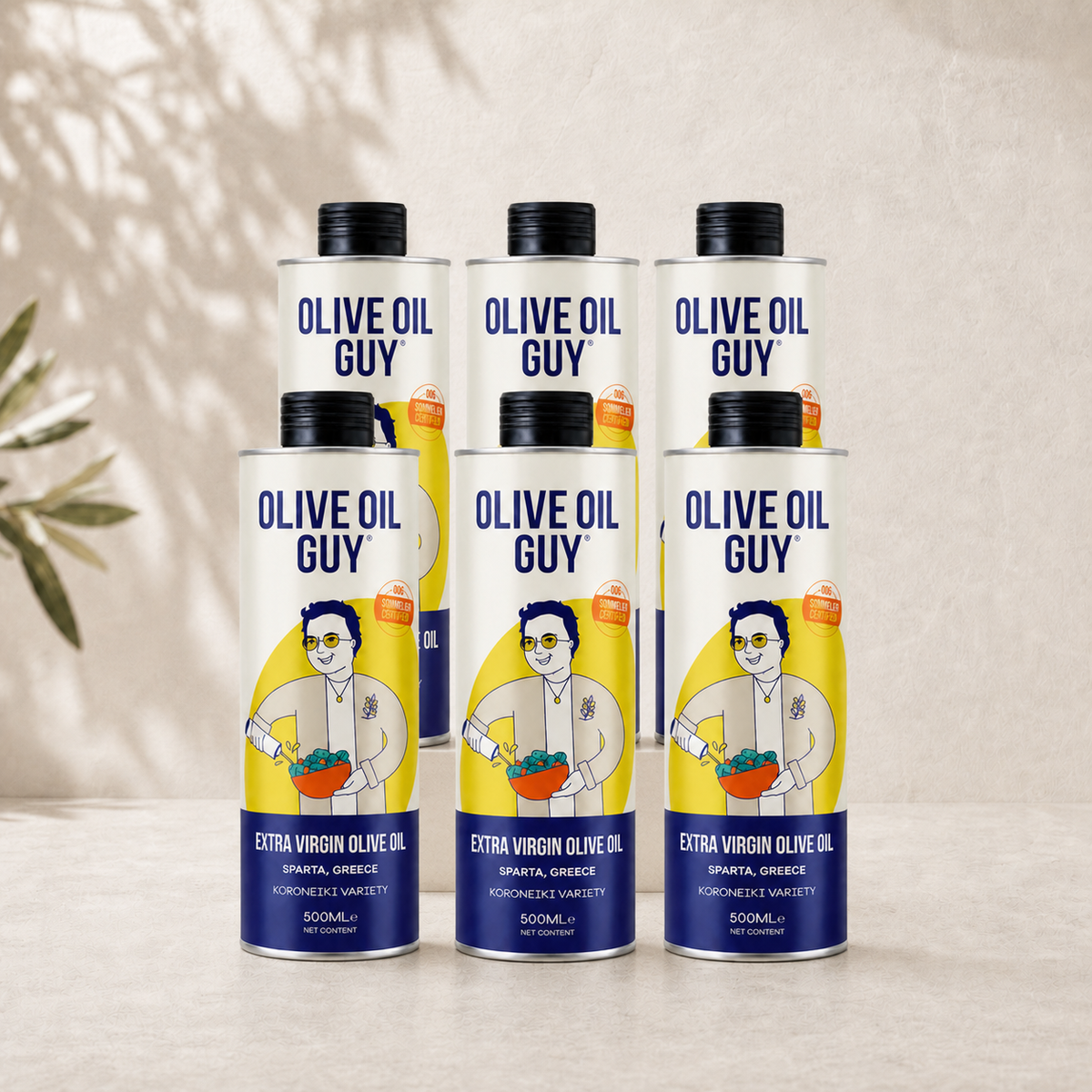 Greek Extra Virgin Olive Oil  – 500ml x 6